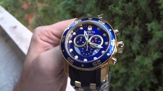 Swiss Watches Invicta Scuba Pro Diver Gold [upl. by Akemej794]