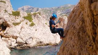 Via ferrata amp via corda  Calanques de Marseille  Sormiou [upl. by Yelnoc]