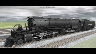 Union Pacific 48844 Big Boy 4011 3 Chime [upl. by Amby]