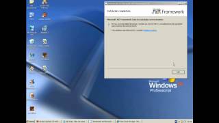 Microsoft NET Framework 20 y 30 Setup windows XP service pack 3 [upl. by Alocin1]