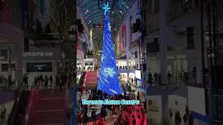 CHRISTMAS TREE SHOW christmastree toronto eatoncentre [upl. by Yaresed]