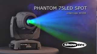 Showtec Phantom 75 LED Spot ordercode 40188 [upl. by Dupre937]