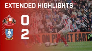 Extended Highlights  Sunderland AFC 0  2 Sheffield Wednesday [upl. by Dominus]