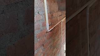 O😮 shit yaar😂🤩😜😍electrician electronicmusic shortsfeed wirring wallcutting [upl. by Idnak]