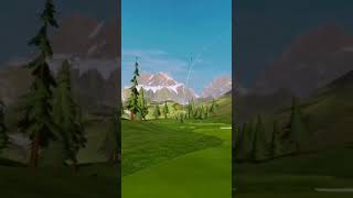 OHHHH ONE EFFING BOUNCE  SHORTS gaming golf golfplus viral game trend trending meta vr [upl. by Lyrej]