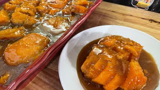 OLD SCHOOL CANDIED YAMSGLAZED SWEET POTATOES WITH MY SECRET INGREDIENT HAPPY THANKSGIVING [upl. by Roman31]