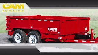 6x10 Low Profile Dump Trailer by CAM Superline [upl. by Emily]