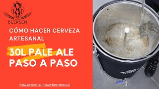 Cómo hacer cerveza artesanal PASO A PASO con BEERSEN  30L Pale Ale [upl. by Cary]