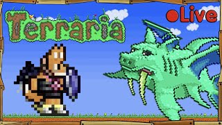 Terraria  The Big Battle  Stampy Vs Duke Fishron  🔴 Live [upl. by Darrel]