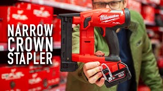 NEW Milwaukee M18 FUEL 18ga Narrow Crown Stapler M18FNCS18GS0 [upl. by Gus]