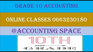 GRADE 10 ACCOUNTING CONCEPTS AND DEBTORS LEDGER [upl. by Allianora]