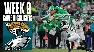 Jaguars vs Eagles  Week 9 Highlights [upl. by Aleacin]