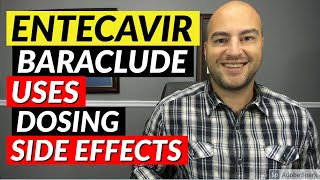 Entecavir Baraclude  Pharmacist Review  Uses Dosing Side Effects [upl. by Sucramed]