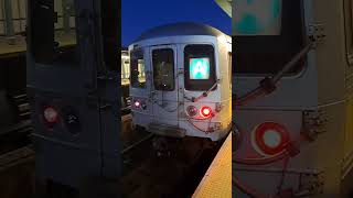 Lefferts Boulevard Bound R46 A train entering and leaving 80th Street [upl. by Snell29]