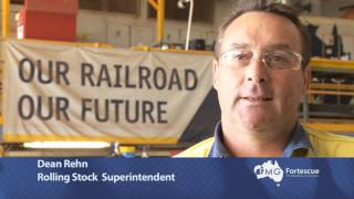 Fortescue Metals Group FMG Rail Expansion Project update [upl. by Anaitit]