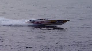 2013 Cowes  Torquay  Cowes CTC Offshore Powerboat Race Portland Bill [upl. by Lisandra292]