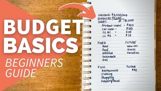 Budgeting for Beginners  How to Make a Budget From Scratch 2021 [upl. by Silverman47]