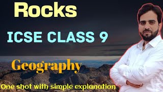 Rocks class 9 icse geography ll Rocks icse class 9 geography ll Types of Rocks icse geography [upl. by Blondell]