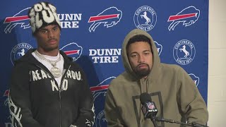 Bills postgame news conference Keon Coleman and Khalil Shakir [upl. by Slocum]