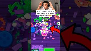 Frank est TROP fort  😂 brawlstars brawlstarsgame brawlstarsgameplay [upl. by Aneelak947]