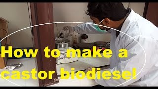 How to make a biodiesel from castor seeds [upl. by Valentino]