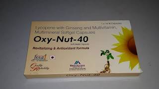 best multivitamin maltiminerallycopene and ginseng capsules oxynut40 capsules [upl. by Leugimsiul]