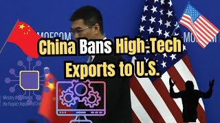 China bans exports to US of gallium germanium antimony in response to chip sanctions usa news [upl. by Enelyad288]