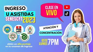 Resolviendo un Simulador  Examen Admisión UCE y EPN  Atención y Concentración [upl. by Tillie]