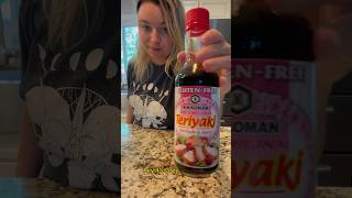 Trying Kikkoman GlutenFree Teriyaki Sauce shorts stirfry [upl. by Htepsle277]