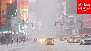 Here Comes The Storm That Could Finally End New Yorks Record Snow Drought [upl. by Lia]