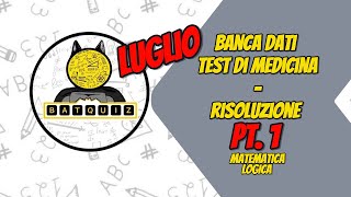 NUOVA BANCA DATI MEDICINA  LUGLIO 2024  LIVE QUIZ SOLUZIONI  SECONDA SESSIONE  PARTE 1 [upl. by Russon]