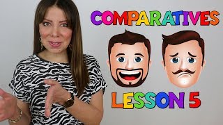 🔴 COMO USAR COMPARATIVOS EN INGLES 💁 QUE SON LOS COMPARATIVOS 📚 ADJETIVOS COMPARATIVOS EN INGLES [upl. by Adas592]