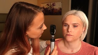 ASMR Real Person Medical Roleplay Exam  Alexander Technique Cranial Nerve Eye Tests [upl. by Archer716]