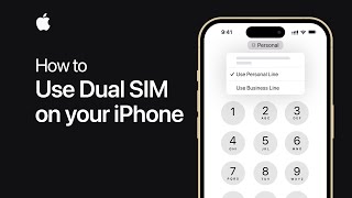 How to use Dual SIM on your iPhone  Apple Support [upl. by Uhp989]