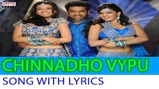 Chinnado Vaipu Song With Lyrics  Brindavanam Songs  Jr Ntr Samantha KajalAditya Music Telugu [upl. by Annua]