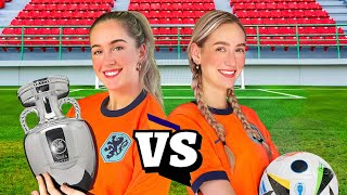 EK VOETBAL CHALLENGE⚽️🇳🇱 MAXIME VS SOPHIE [upl. by Crompton]