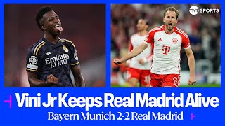 Vinicius Junior rescues Real Madrid at the Allianz Arena  Bayern Munich 22 Real Madrid UCL [upl. by Hara]