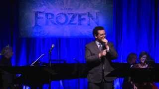 Frozen cast sings live  Let It Go Summer Love is an Open Door  Idina Menzel Kristen Bell [upl. by Bashuk423]