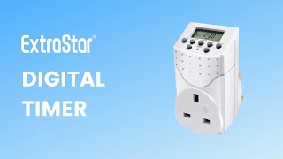 ExtraStar Digital Timer EMT757 Setup Guide  Program Your Home Appliances with Ease [upl. by Annaeoj]