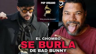 EL CHOMBO SE BURLA del GRAMMY de BAD BUNNY 😱 PERO SE CONTRADICE 🤨 AQUÍ TE LO DEMUESTRO [upl. by Asilegna]