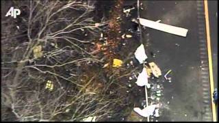 Raw Video Plane Crashes Onto Busy NJ Highway [upl. by Sivle737]