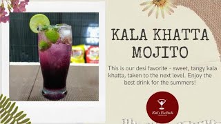 Kala Khatta Mojito  Kala Khatta Mocktail Recipe  Adis Cocktails [upl. by Rosane940]