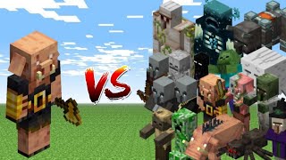 Piglin brute vs Every mob in Minecraft Java Edition  Minecraft 119 Piglin brute vs All Mobs [upl. by Ignacio]