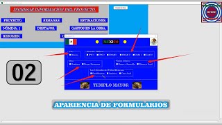 Apariencia de Formularios en Control de Obra [upl. by Mayberry]