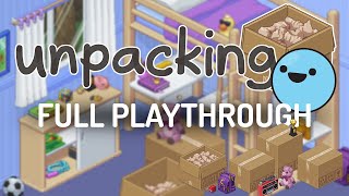 Unpacking  Steam Full Gameplay No Commentary [upl. by Latsyek]