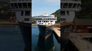 Cruise Ship in a fjord norway travel fjords [upl. by Bekha404]