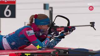 Biathlon World Cup 2021 round 15 relay women Norwegian commentary [upl. by Gayelord137]