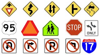 Road Signs for Driving Test  California Road Traffic Signs 2024  DMV Road Signs 🛑 [upl. by Yeslah]