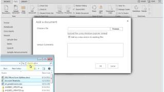 SharePoint 2013  Upload Multiple Documents [upl. by Franklyn781]