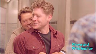 Jensen Ackles amp Misha Collins Funny Bloopers VS Real Life [upl. by Gleich488]